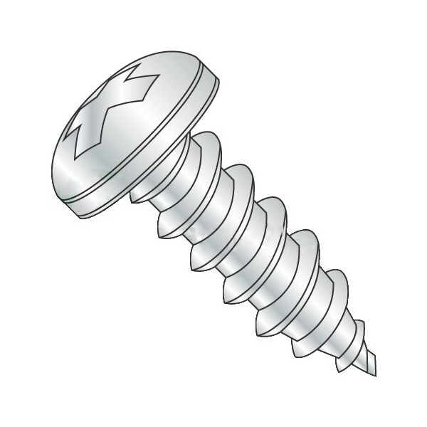 Newport Fasteners Self-Drilling Screw, #2 x 1/4 in, Cadmium Steel Pan Head Phillips Drive, 5000 PK 288726 - main